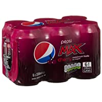 Los mejores  - Pepsi Max Cereza 330 ml (Pack de 24 x 330 ml)